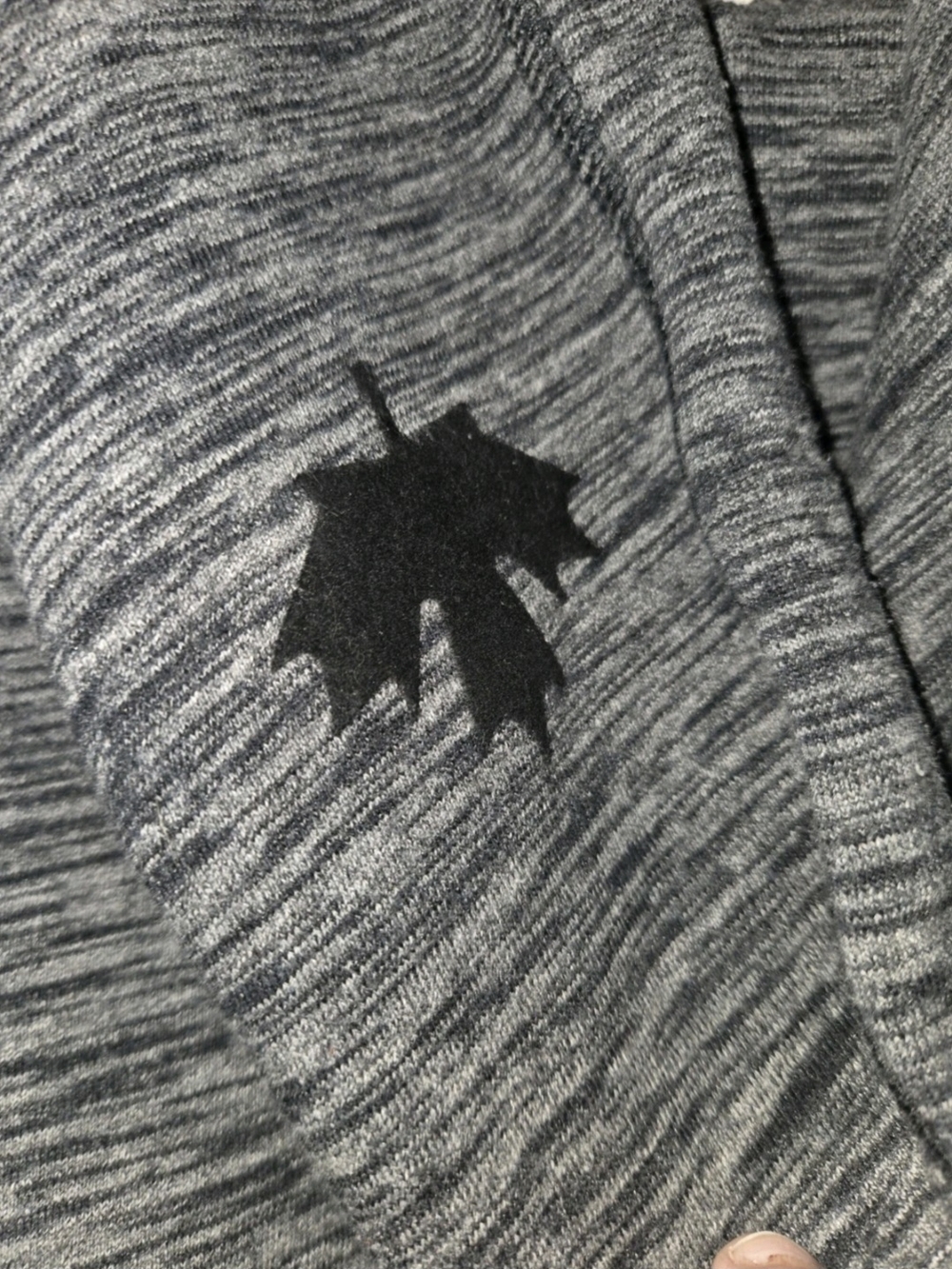Roots Canada Mens XXL Grey Marled Hoodie with Kangaroo Pocket EUC - Picture 7 of 9